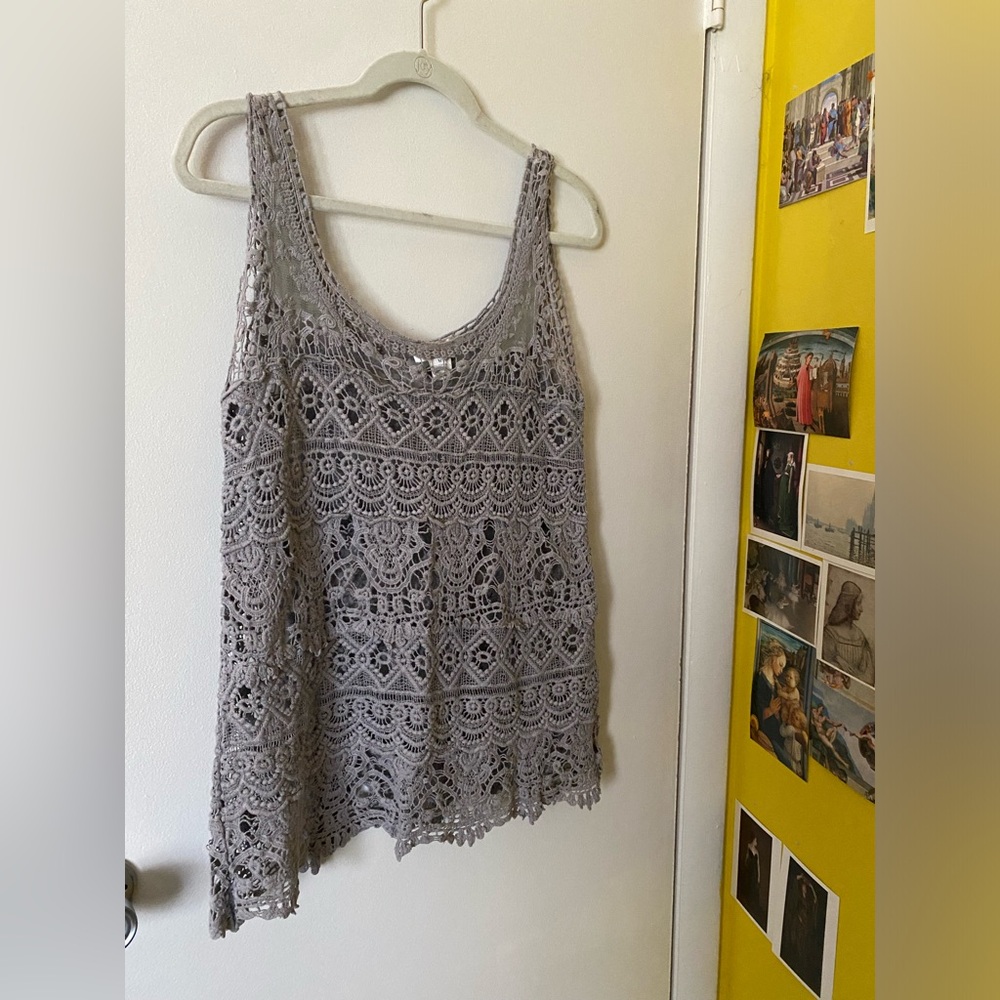 Boho Crochet Lace Tank Top